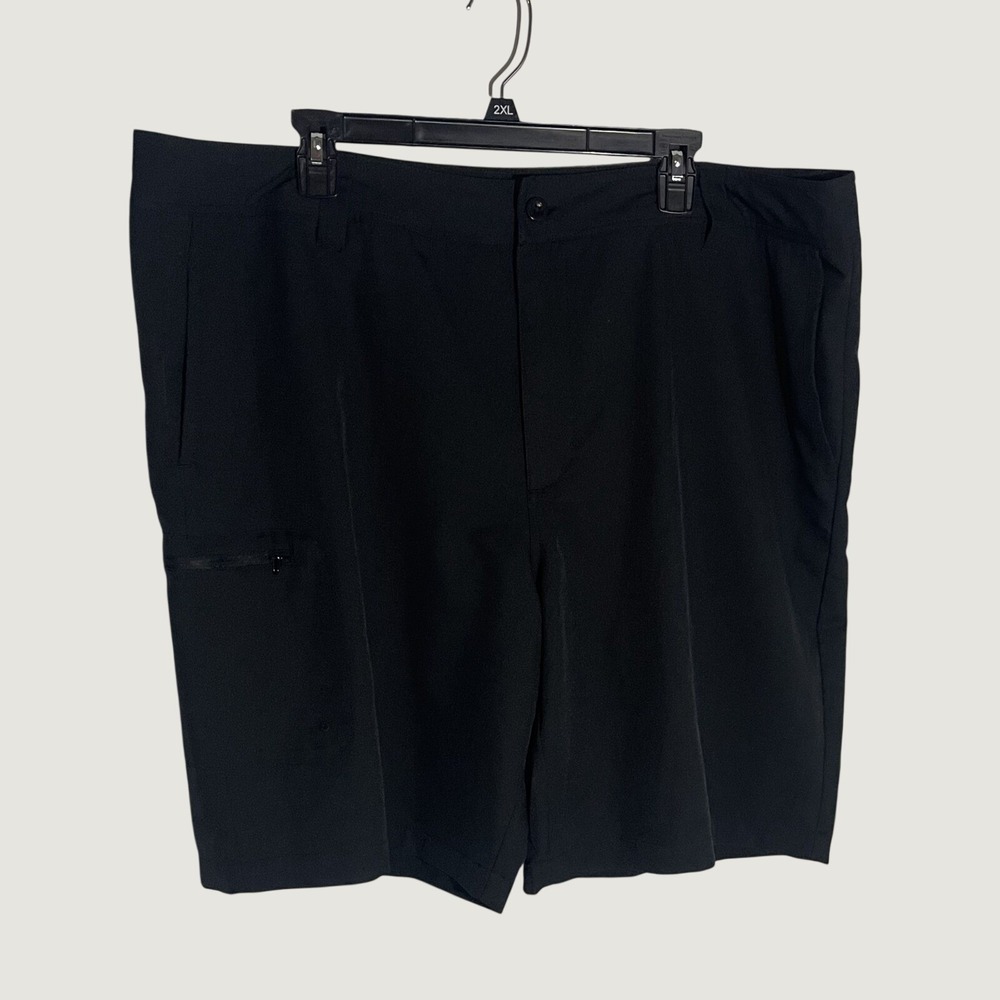 Magellan Outdoors Fish Gear Men's 44 Black Water Repellent Fishing Shorts